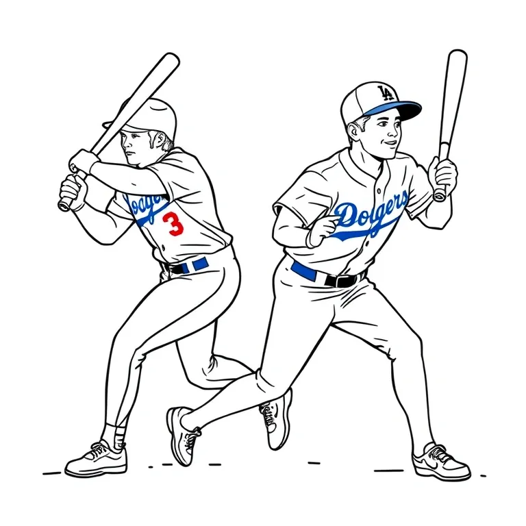 Dodgers Coloring Pages For Kids - Dodgers Image1 52e158c1e9 