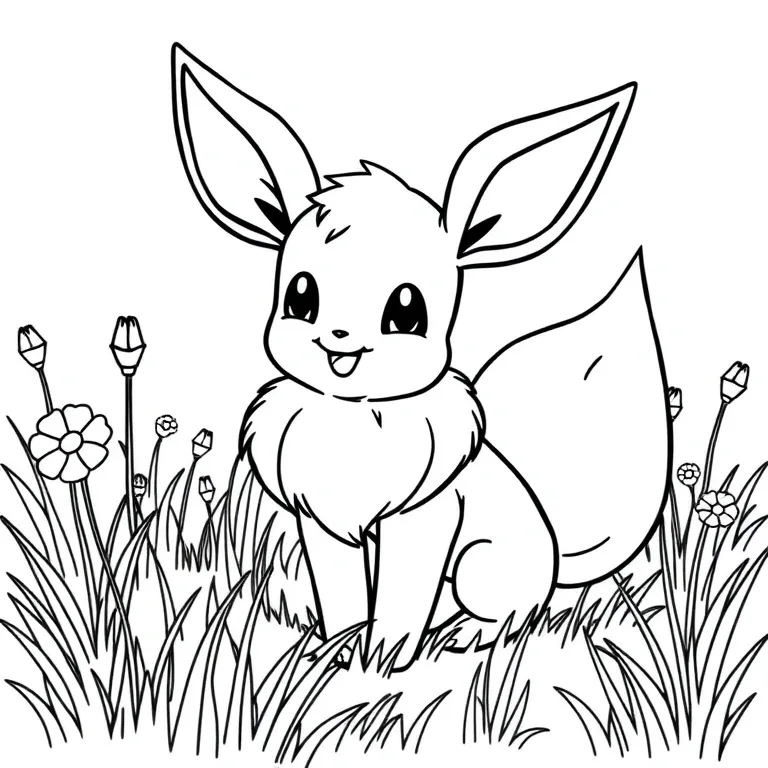 Eeveelutions Coloring Pages For Kids - Printable &amp; Free!