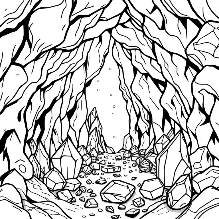Gemstone Coloring Pages For Kids - Printable &amp; Free!