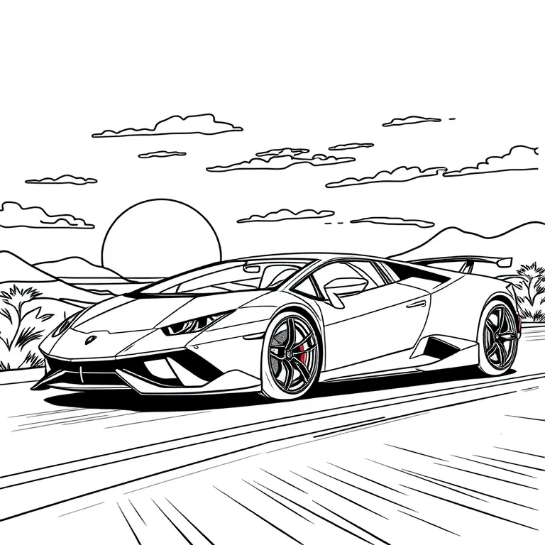 Lamborghini Coloring Pages For Kids Printable Free lamborghini-coloring-pages-for-kids-printable-free