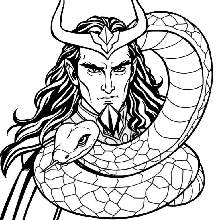 Loki Coloring Pages For Kids - Printable & Free!