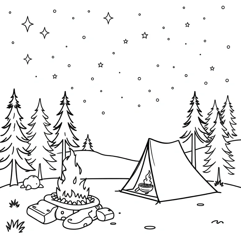 Trip Coloring Pages For Kids Printable & Free!